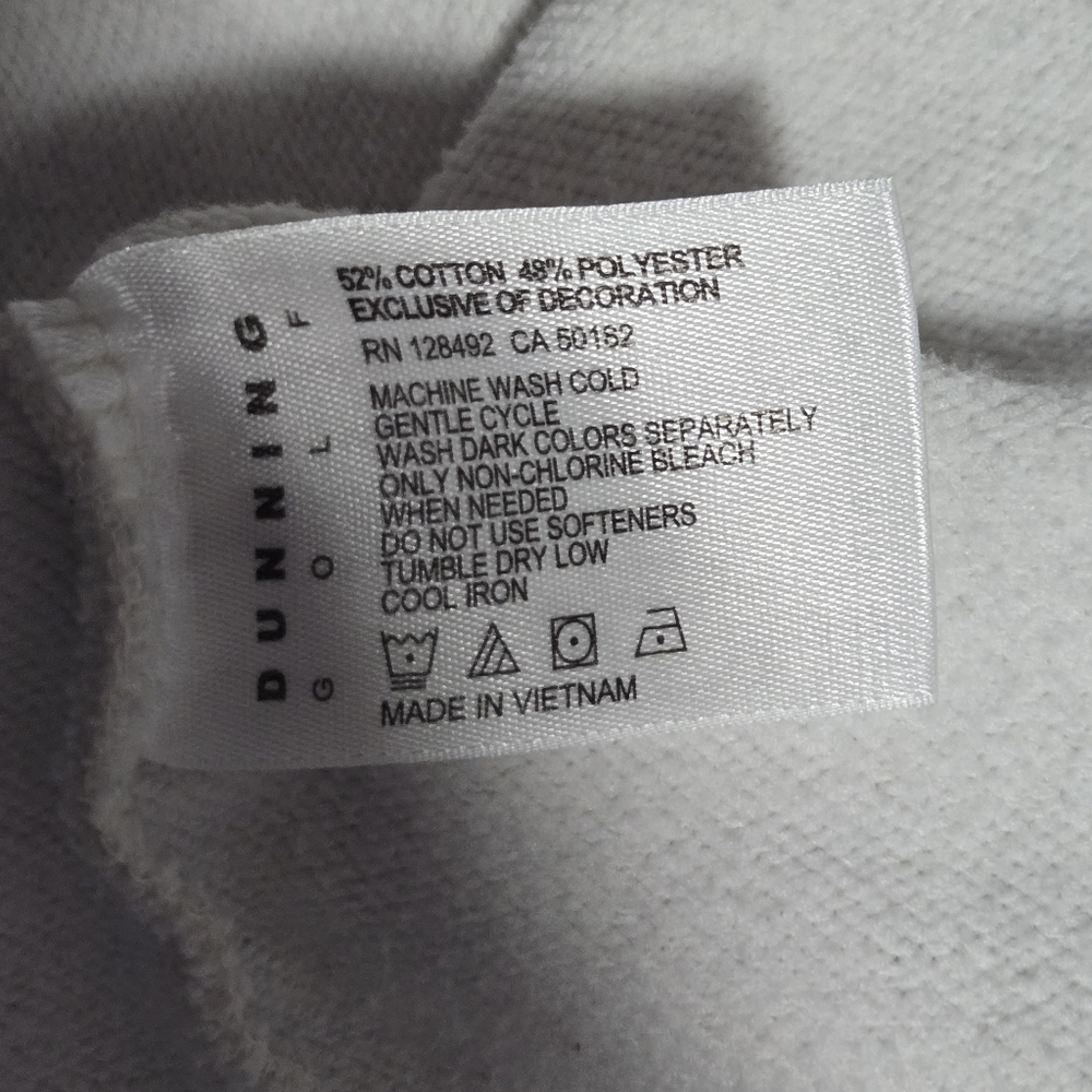 Dunning Golf Mens Oatmeal Mock Neck Natural Hand Quarter Zip Pullover Large - Picture 7 of 9